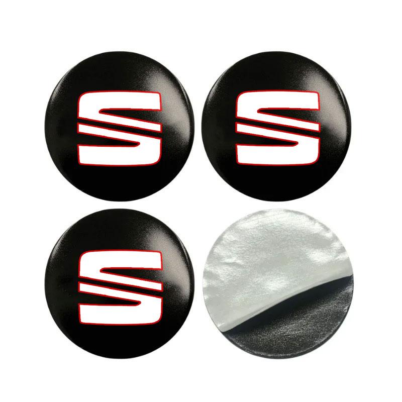 Auto Radnabenkappen Aufkleber Nabenkappen Aufkleber Für Seat Leon 5f Ibiza 6l 6j Leon 1p Cushion Altea Xl Leon Mk Auto Zubehör