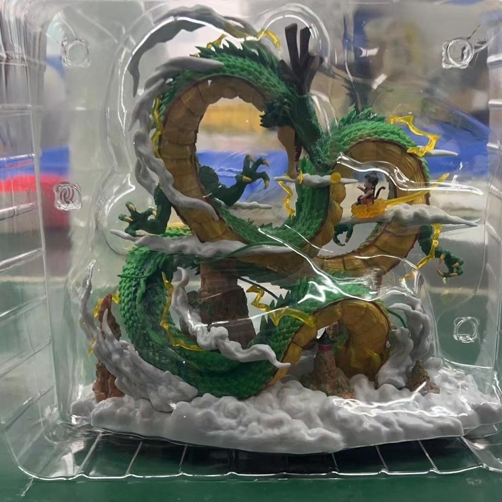 Dragon Ball Z Shenron And Son Goku Anime Figure Dbz Figurine Pvc Statue Model Doll Collection Decoration Ornament Toy Gift