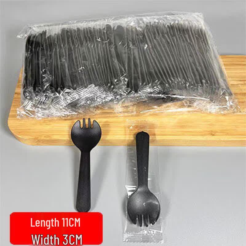 Disposable Plastic Spoons and Forks Set