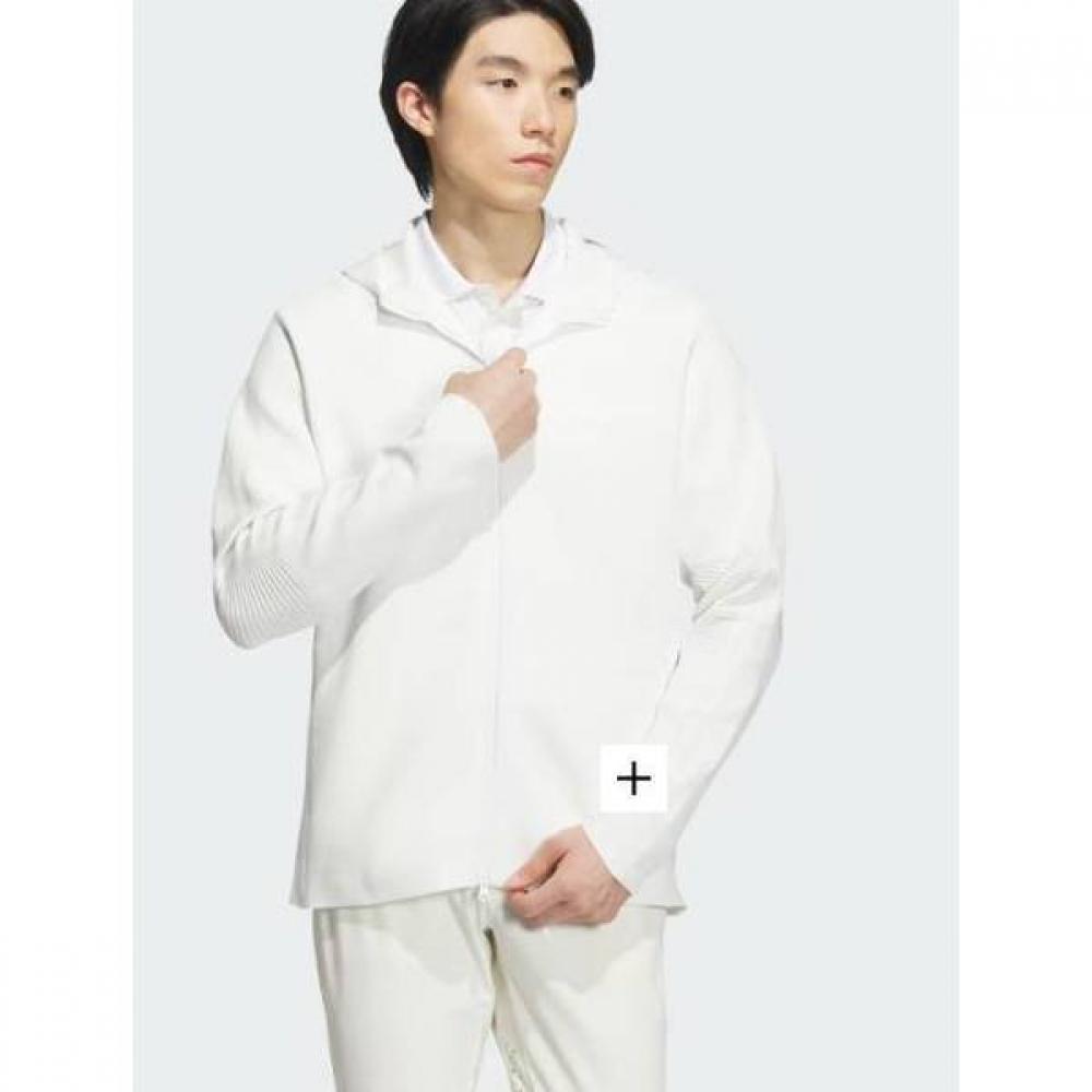 

AdidaS Golf Men S Prime Knit Hoodie Jacket In6663 White lime/XL