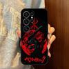 Comic Cool Berserk Phone Case For Samsung S 24 Fe 25 Ultra Plus 20 Lite 21 30 22 23 24 22 Ultra 5G Fundas