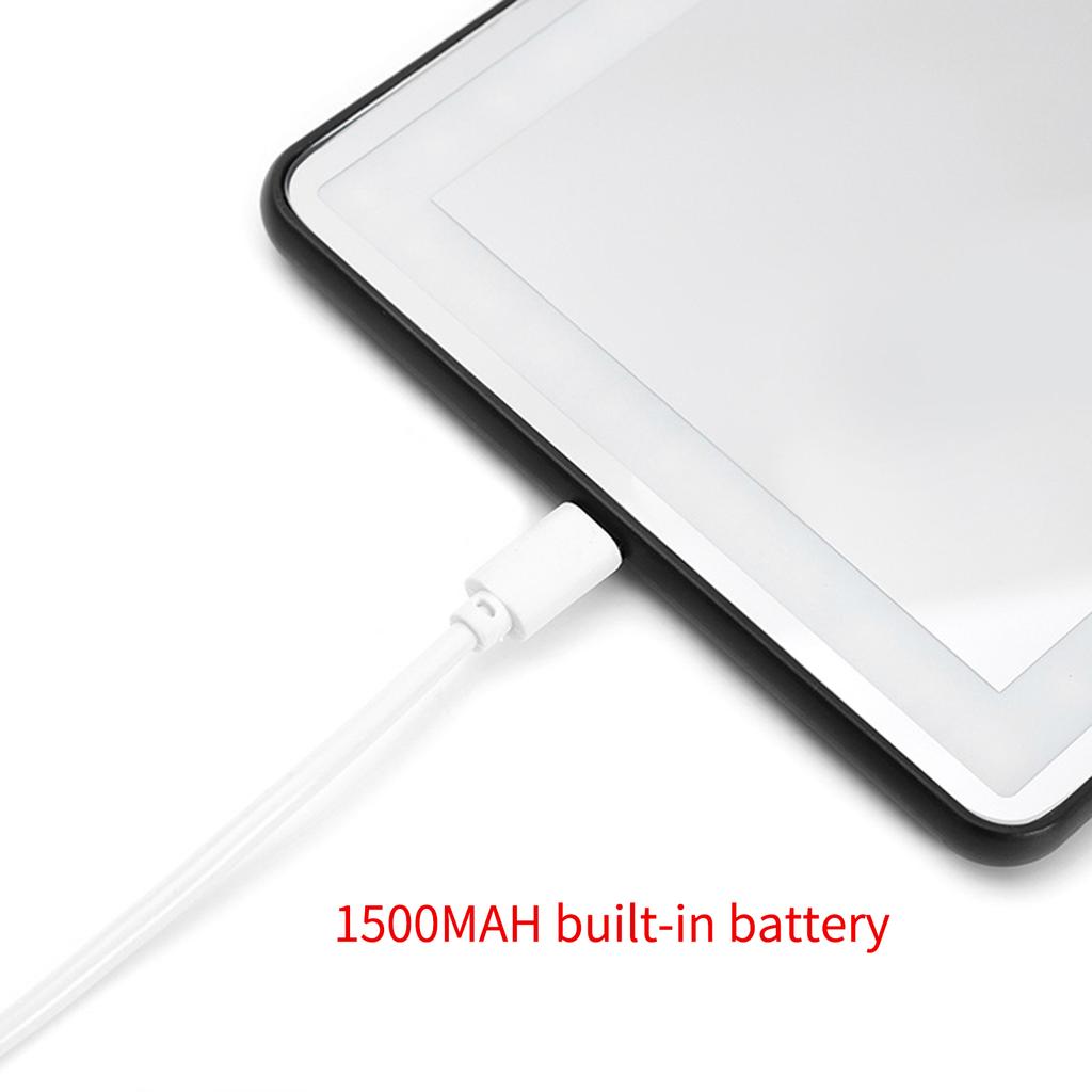 Car SunVisor Vanity Mirror - Rechargeable LED Light Makeup Mirror for All Car - Universal Car Sun