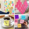 (16 Pads) Sticky Notes 3x3 inches Post It Notes Pads. 8 Bright Color Recyclable Self-Stick Notes. Easy to Stick for Office School Home