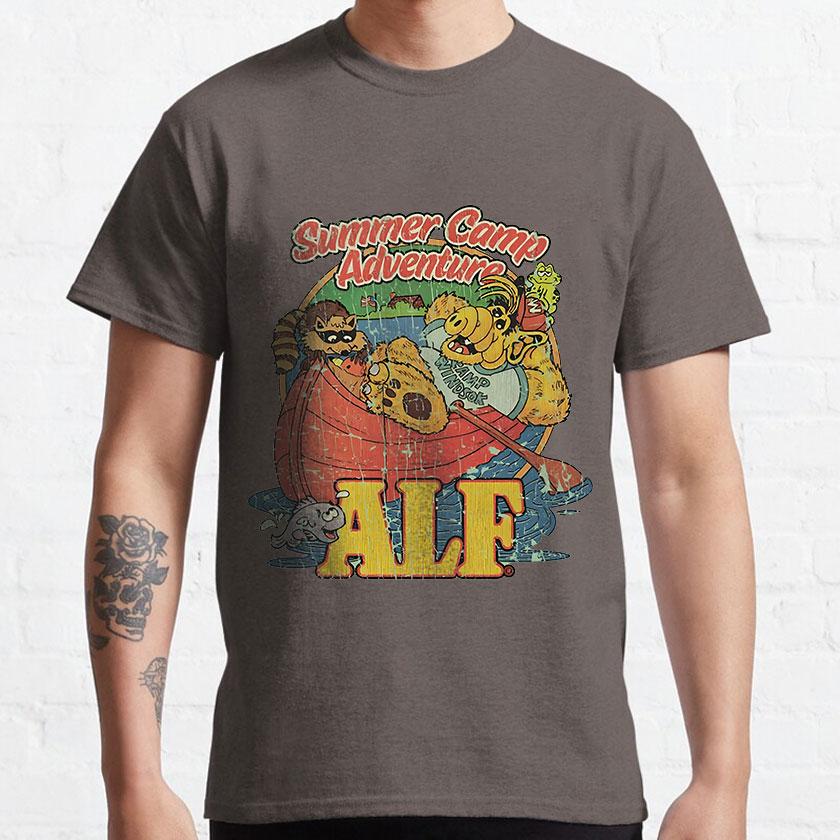 Movie Poster 80s Cartoon graphic t shirts 90s Retro Style ALF Character TV Show Unisex tshirt 100% cotton Adult all size S-6XL