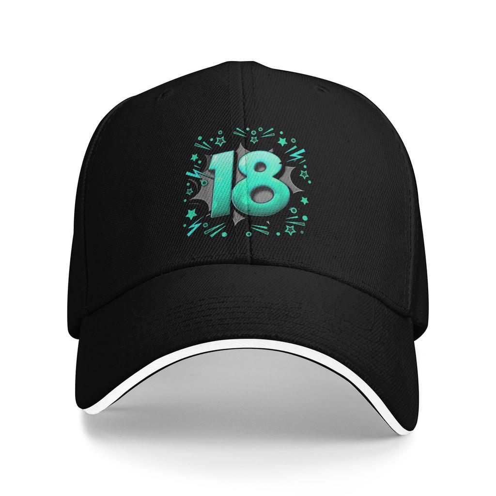 Comic Style Th Birthday Gifts for Year Olds Black Baseball Caps Unisexs Unisex Tactical Peaked Cap Womens Sport Sun Hat