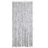 Insect Protection Curtain White and Gray 90 X 200 Cm Chenille