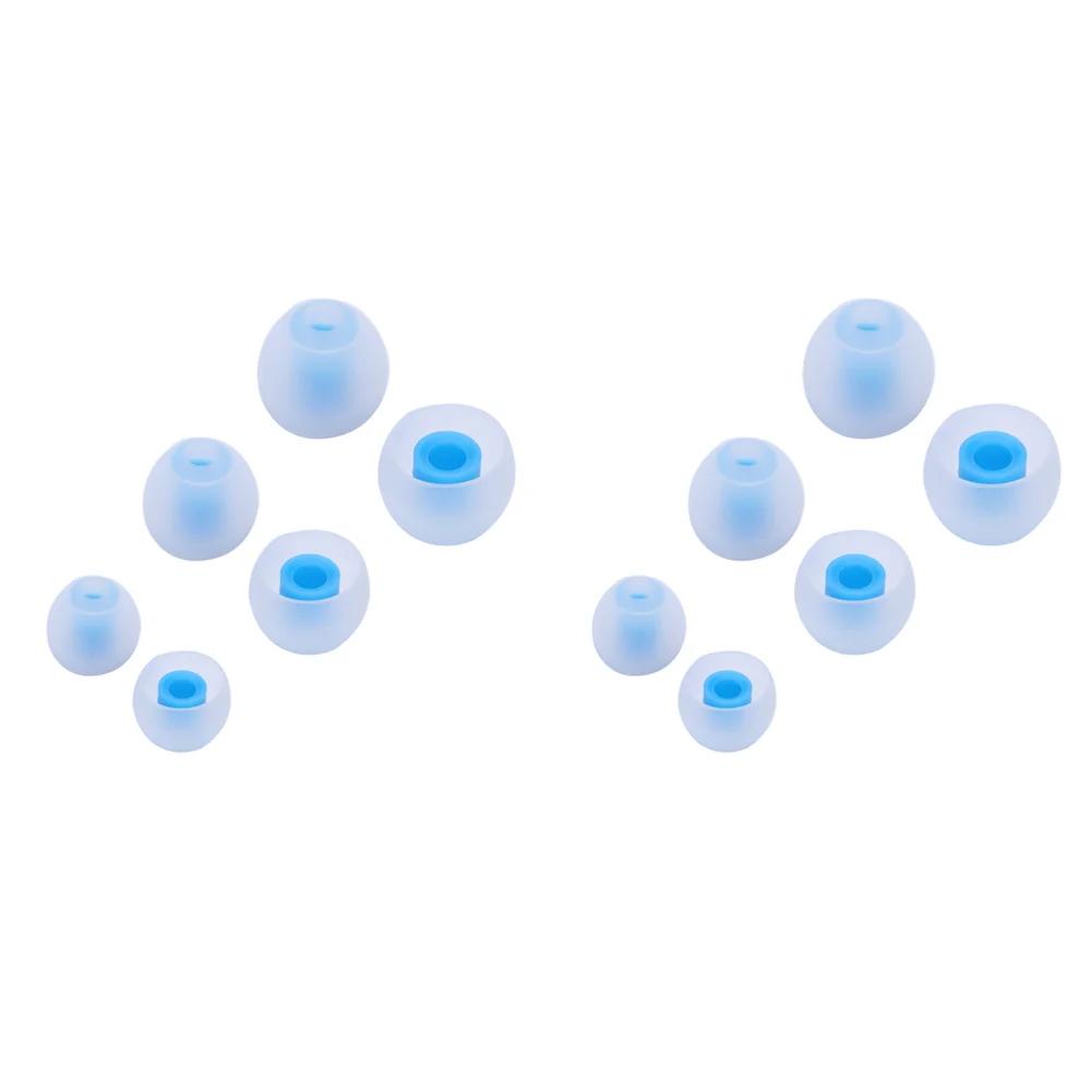 Wireless In Ear Earphone Eartips 3/6 Pair 6pcs L M S Comfortable Silicone Elastic Earbuds Replacement Universal for KZ LZ A4 DZ9