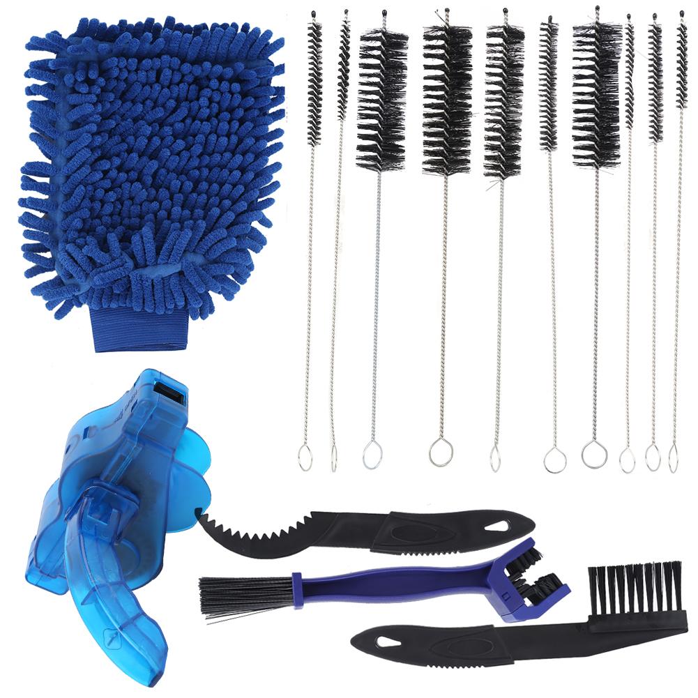 

6PCS Convenient Bicycle Chain Washer Cleaner Kit Mountain Bike Accessory Maintenance Cleaning Tool