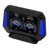 Jauge Intelligente de Voiture 3 pouces Compteur de Vitesse Numérique Affichage HUD de Voiture Mode OBD2+GPS avec Inclinomètre Boussole Vitesse Compte-tours Avertissement Vitesse