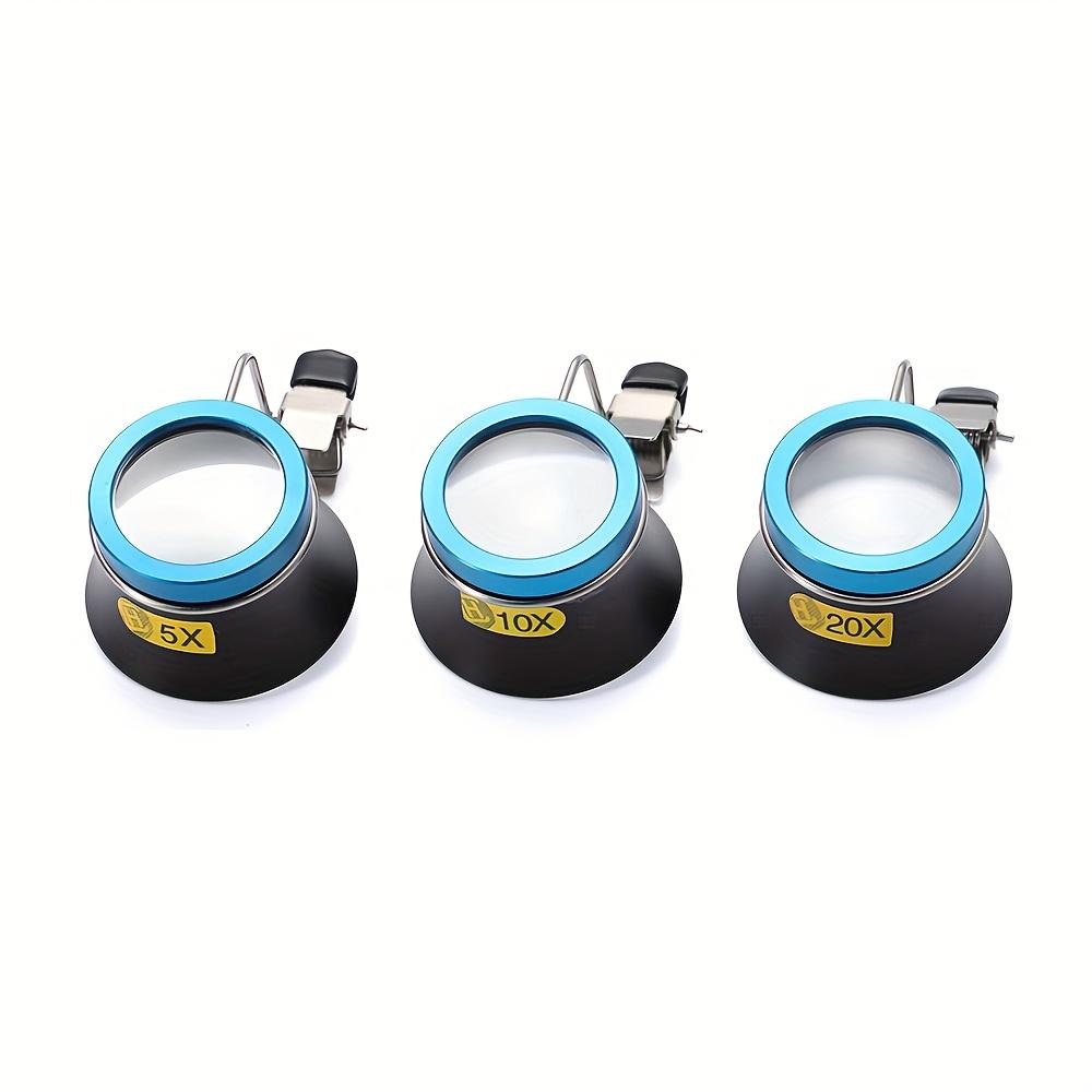 5X/10X/20X Clip-On Eyeglass Magnifier , Watch Repair Tool & Eyepiece Magnifier