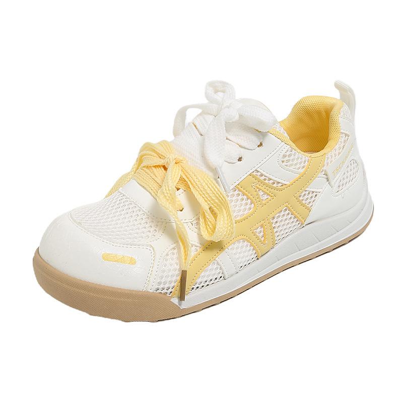 Dopamine German Training Shoes 22 New Summer Breathable Mesh Casual Sneakers 35 лимонно-желтый