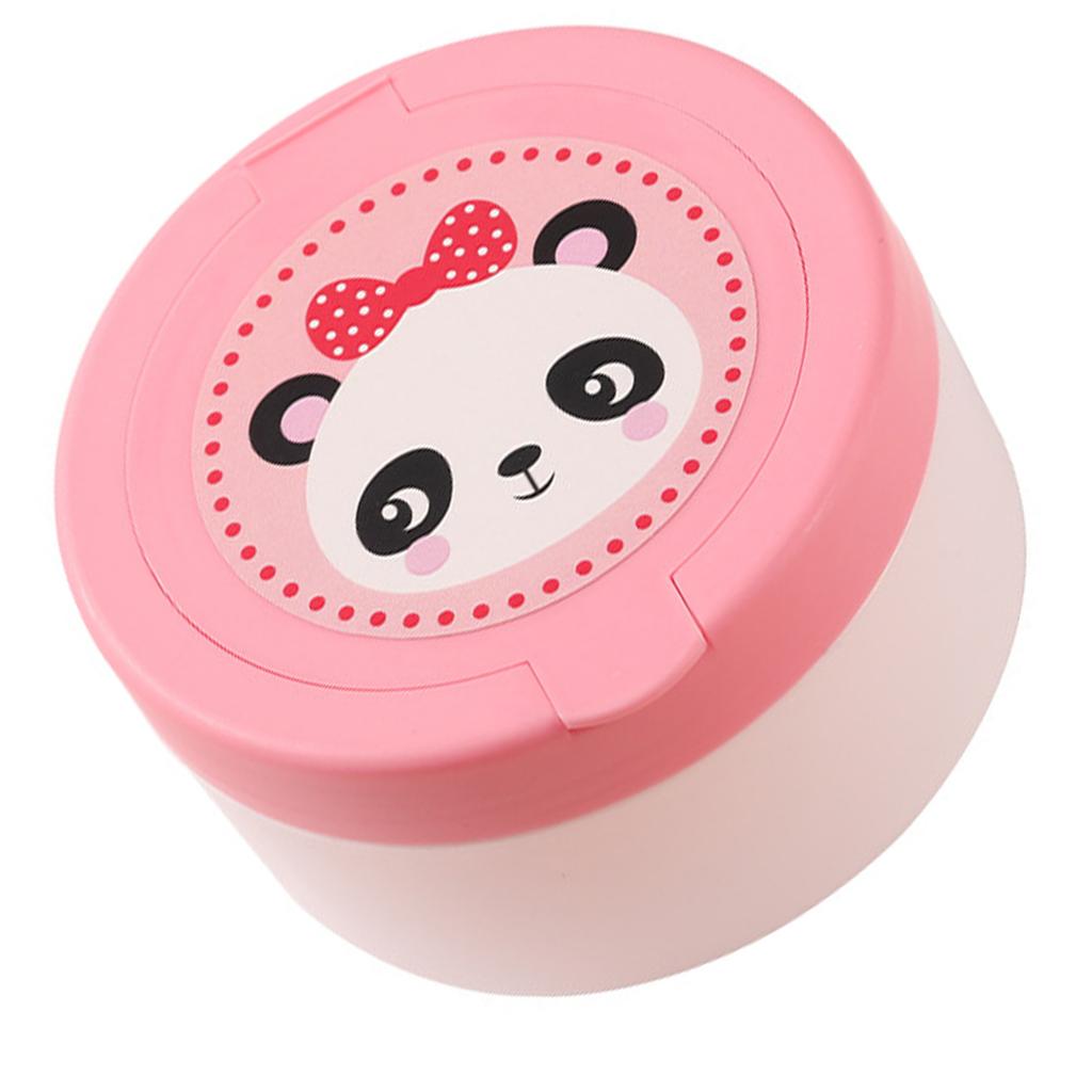 Infant Powder Puff Container Toddler Powder Puff Holder Gentle Care Easy To Carry for Sensitive Skin for Bath Time