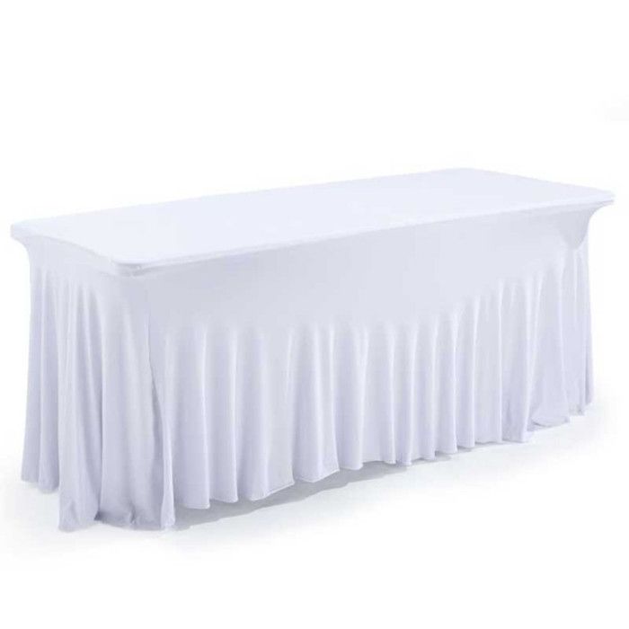 Nappe Juponnage Lycra Blanc Spandex extensible