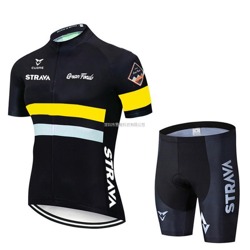 

Cycling Suit Set Strap Short Sleeve Set Cycling Suit 5XL