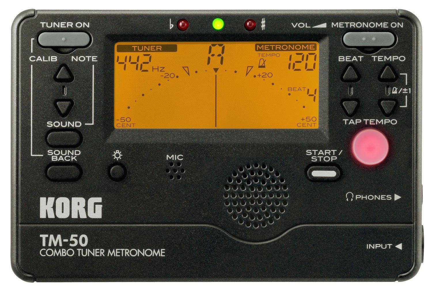 

KORG BK Black Тюнер/Метроном TM-50 чёрный