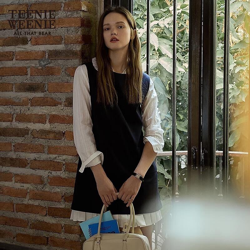 

Платье-жилет Teenie Weenie для женщин, двухпредметное, с маленьким медведем 160/S