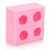 4-Cavity Strawberry Silicone Mold 3D Strawberry Shape Fondant Mold Chocolate Mold Candy Making