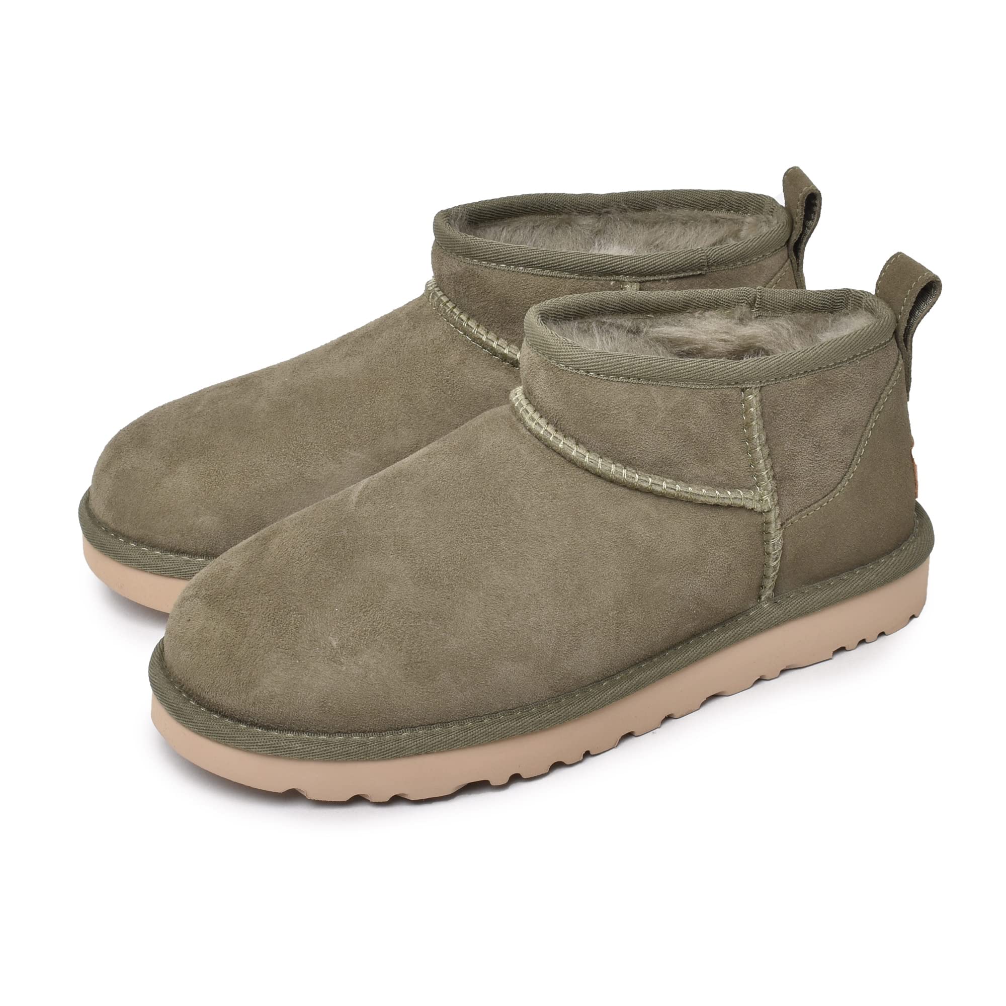 

Классические ультрамини-сапоги из овчины CLASSIC ULTRA MINI 1116109 Burnt Olive [UGG] женские US5.0 (22см) 05. [Элемент]