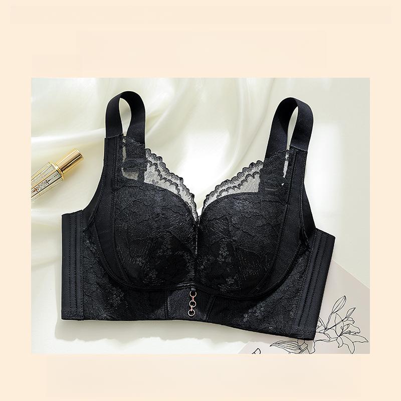 Thin Push Up Bra for Women Without Steel Rims Gathered Bra for Anti Sagging Oversized Bra