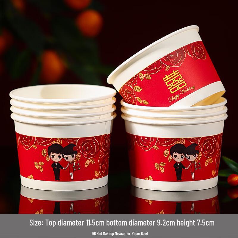 Yangge Disposable Festive Paperware for Celebrations