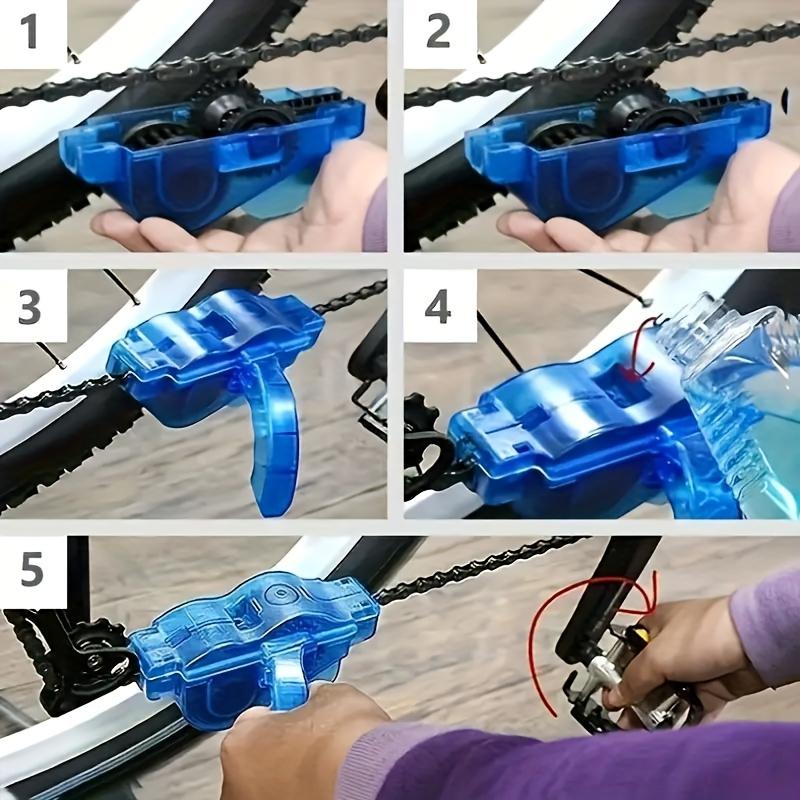 Mountainbike-Kettenscheiben-Set, Fahrrad-Kettenscheiben-Schmieröl-Reinigungs- und Wartungswerkzeug