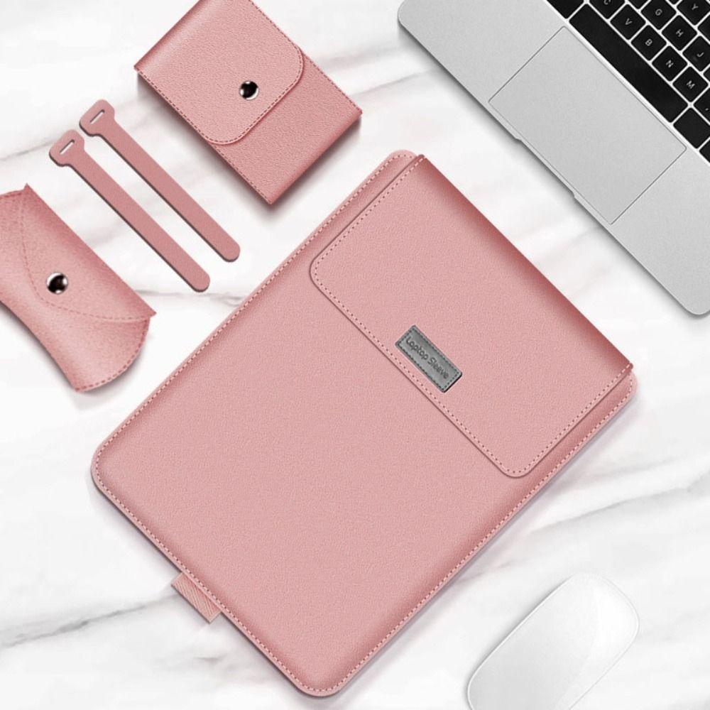 Non-Magnetic 5 In1 Laptop Sleeve Bag Thickened Tablet Protective Pouch  Business Use
