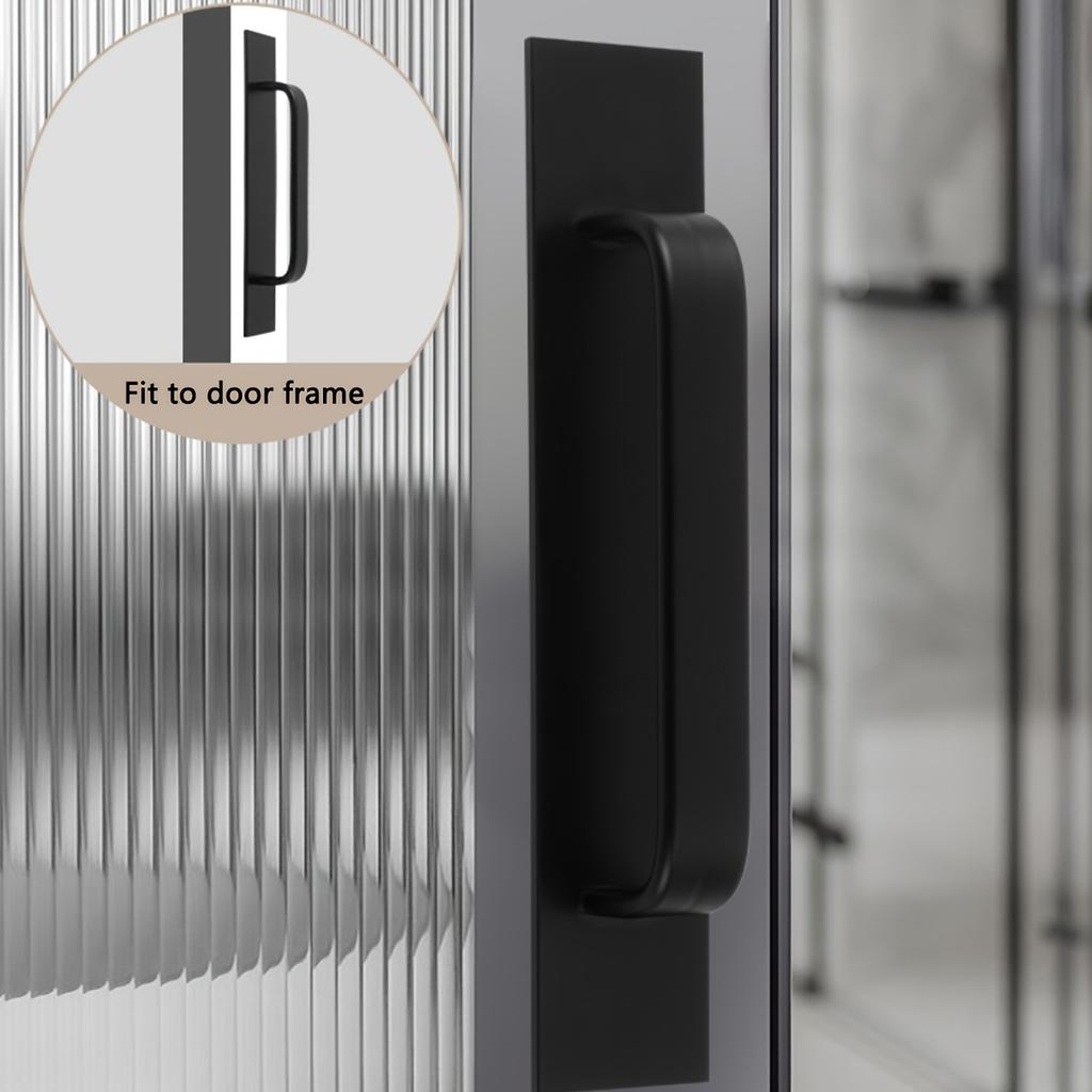 Self-Stick Adhesive Cabinet Handles Stainless Steel No-Drilling Easy Installation for Cabinet Door Window Drawer Refrigerator