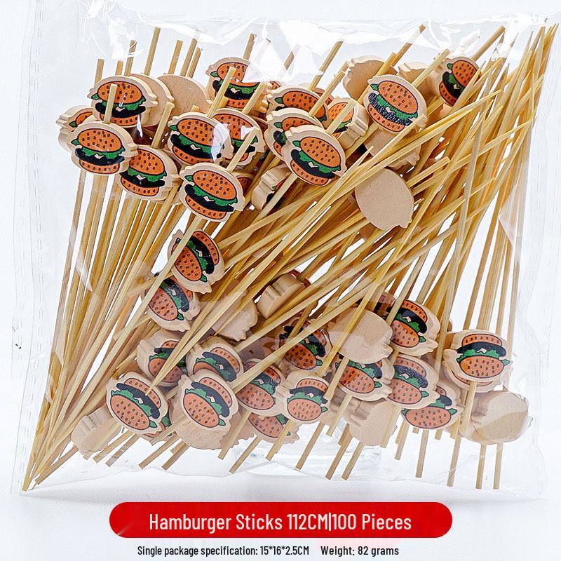 

Бамбукові шпажки для фруктів та коктейлів 12 см – Креативні художні зубочистки для десертів