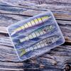 3 Sets Multi-Section Fish Artificial Hard Bait Crank Lure Loach Luya Simulation Bionic Beak Bait Hooks Stainless Steel Boxed