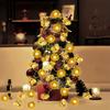 LED Cute Bee Flowers String Lights Garden Fairy Lights Battery Powered For Outdoor Indoor Home Party Holiday Gift Decor