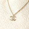 Chanel Gold Crystal Double C Pendant Necklace Sweater Chain Women Necklaces ABD040-B15387-NU491