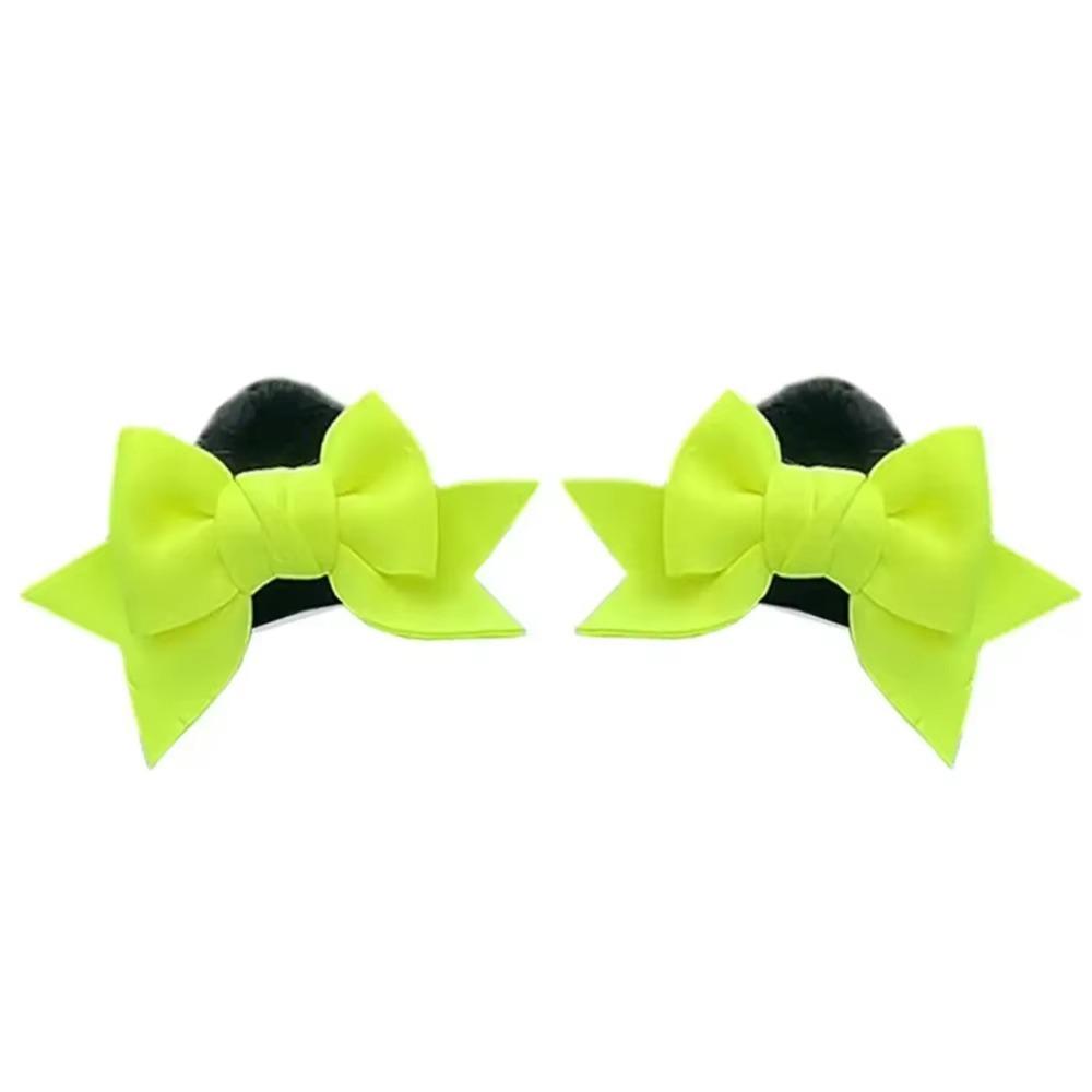2Pcs Butterfly Knot Motorcycle Hat Decoration Bowknot Moto Helmet Ears  for Women Cycling