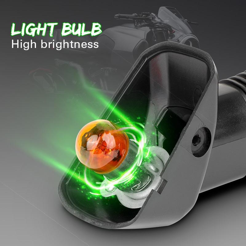 Motorcycle Turn Signals Light Amber Blinker Indicator Flasher Lamp for KAWASAKI NINJA ZX-10R ZX-6R ZX-10RR 1000 650R Z750 Z1000