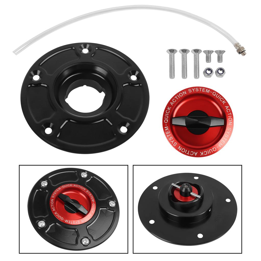 Do Suzuki HAYABUSA GSXR 600 750 1000 K1-K8 SV650/X SV 1000/S Bezkluczykowy szybkozłącze motocyklowe zbiornik paliwa pokrywa zbiornika paliwa
