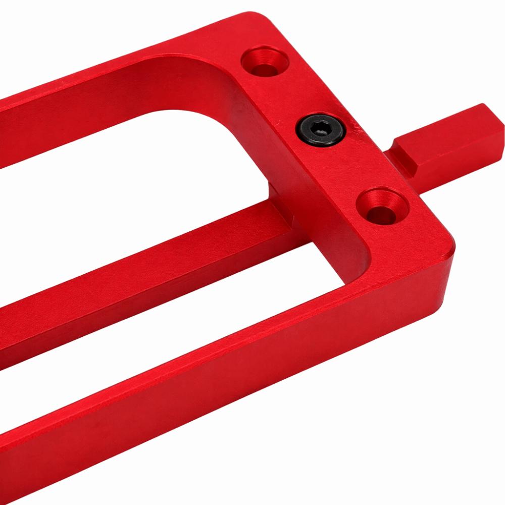 Aluminum Alloy Hinge Mortise Template Drill Bit Included Hinge Template Door Hinge Jig Woodworking