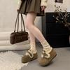 Women's Soft Elastic Thick Sole Winter Fur One Warm Cold Padded Snow Boots Non-slip Wear Casual Sports Cotton Boots