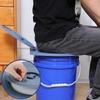 Vas de toaletă tip găleată cu capac Capac de culoare aleatorie Loo Camping pentru Barcă de pescuit Drumeții