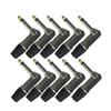 6.35mm 90 Degree Right Angle Male Plug Mono/Stereo 6.3mm Guitar Wire Connector Audio Microphone Effects Mixer MIC 6.35 Adapter