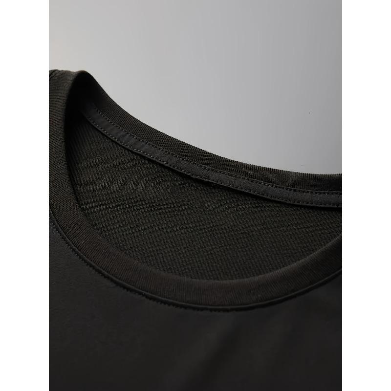 Men's ShortSleeve Round Neck Casual TShirt Perfect for Everyday Summer Outfits