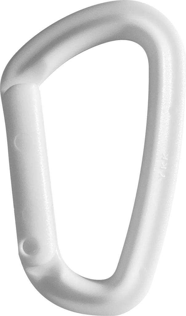 Compact Made In Set of 5 Small, Mini, Carabiners, Keychains, Lightweight, Rust-Resistant, Japan, BBC, YKK, (White)