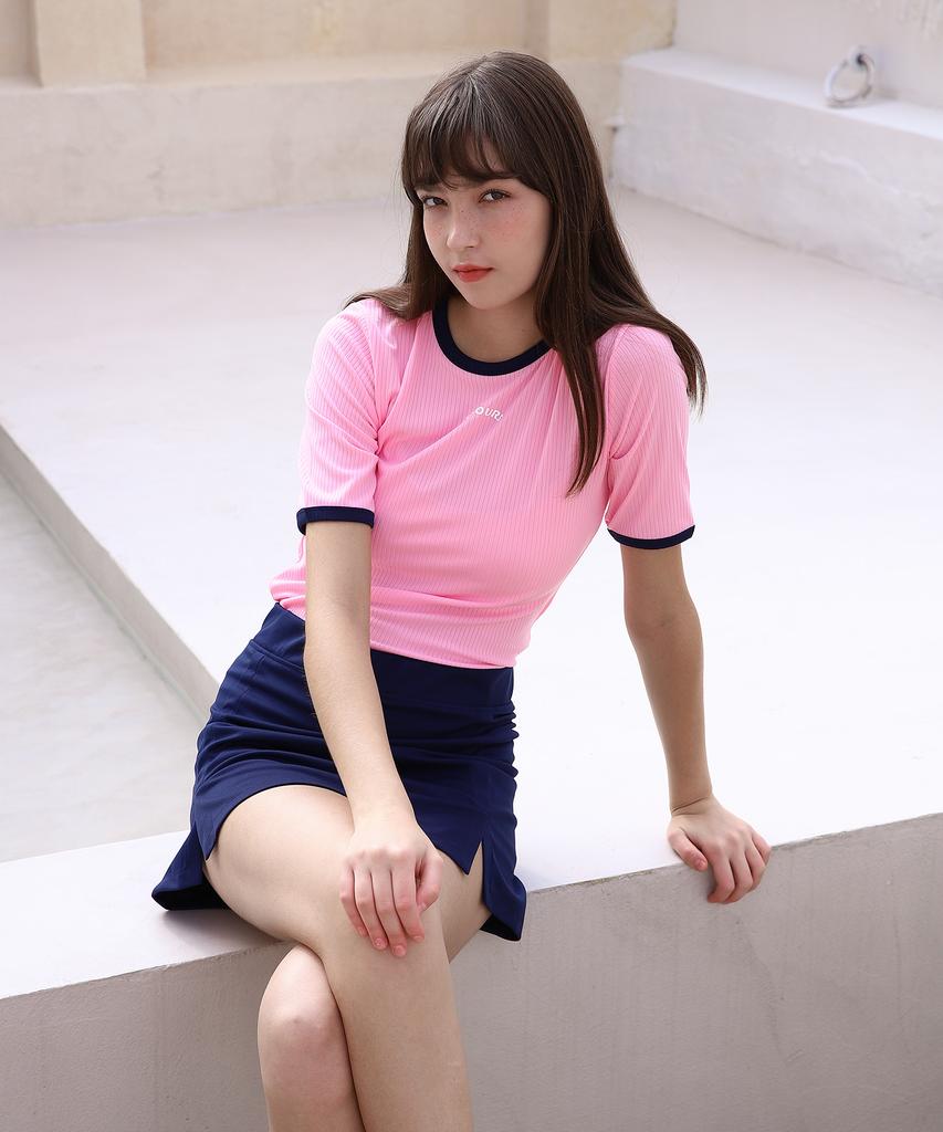 5HOURS Tour Slit Skort_Navy