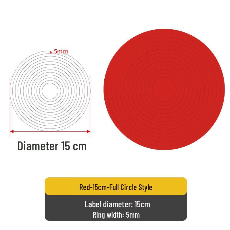 DAXTE Reflective Waterproof Pressure Gauge Indicator Decal