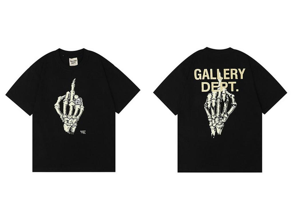 GALLERY DEPT American Tide Tie-Dye Graffiti Short-Sleeve T-Shirt