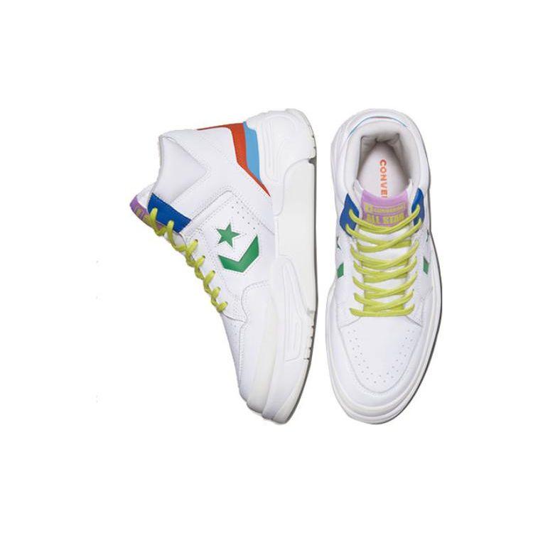 Converse Weapon CX Mid Vegas Lights Unisexové tenisky Bílá Game-Royal Zelená A02523C