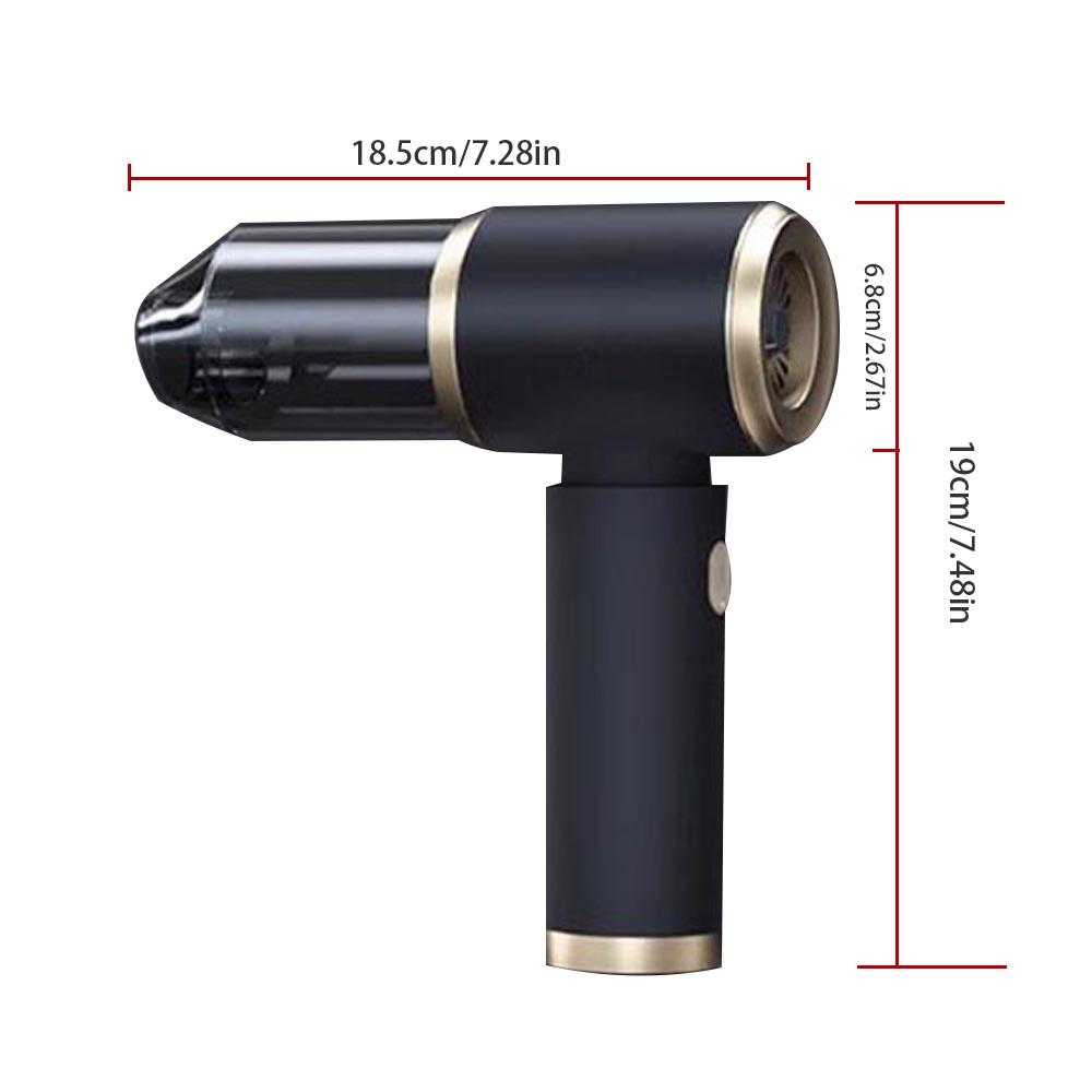 4-in-1 Cordless Car Vacuum | 18KPA Strong Suction & Air Blower | Handheld for Car/Home/Pet | 18000PA Wireless