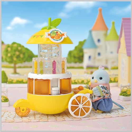 Sylvanian Families Nöjespark Butik [Citrusfågeljuicebutik] Mi-94 ST-märkt Leksaksdockhus för 3 år och uppåt, Sylvanian Families, Epoch