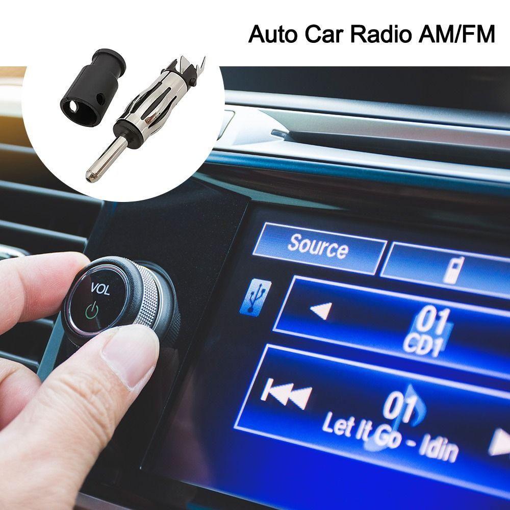Auto Car Radio AM/FM Car Antenna Plug Adapter Plastic Handle Connector Male Plug Connector