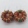 Red Core Ring Common Mode Inductor T14*8*7 1.0, Wire Parallel 9TS, 500uH 8A Ferrite Core Coil.