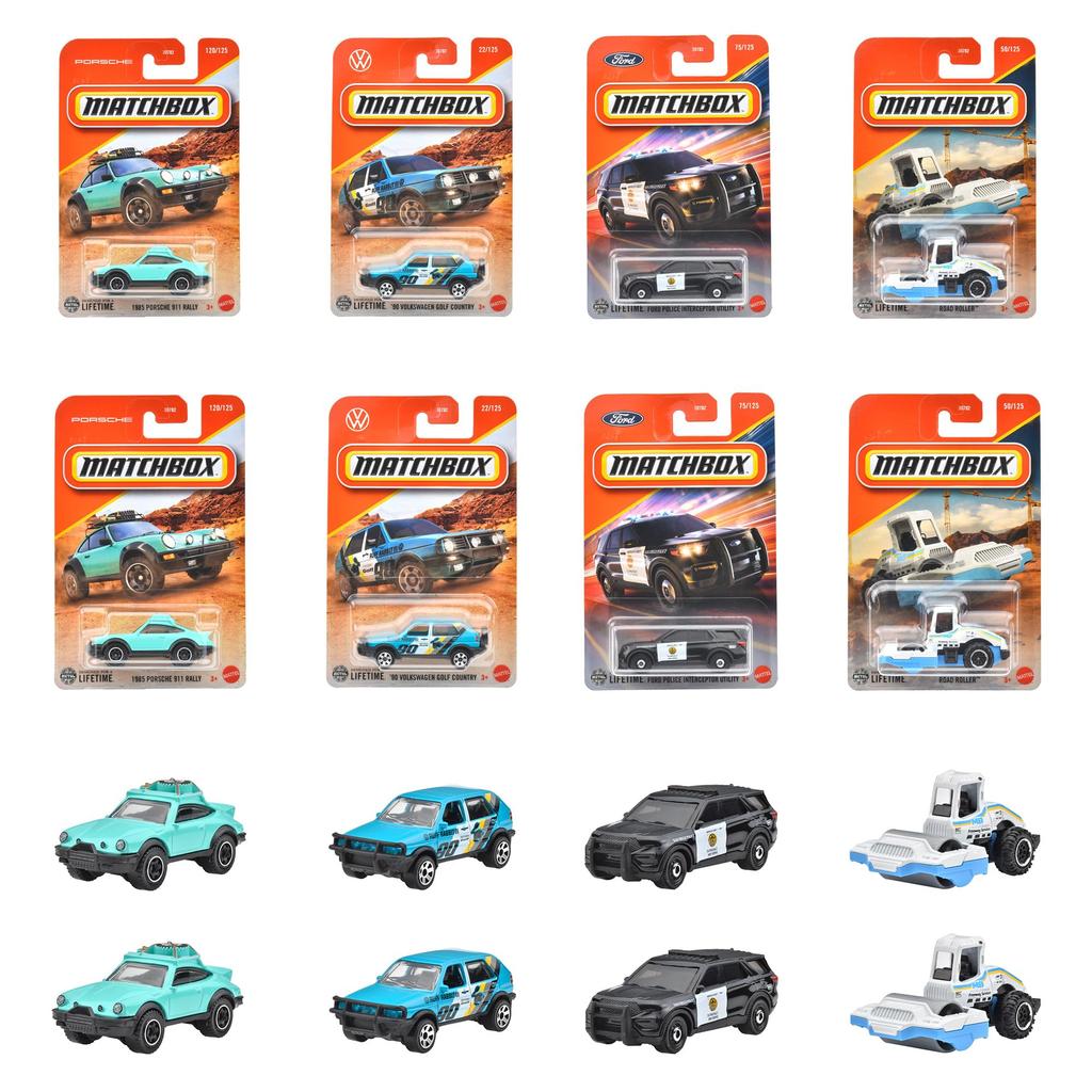 Matchbox Basic Car D Assortment Autíčka, hračky s autíčky, mini auta, 24 autíček, výprodej, pro děti od 3 let, multi 98CD-30782