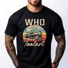 Vintage Retro Funny Train Lover Men Women Who Tooted Train Hiphop Streetwear Short Sleeve Tee Tshirt